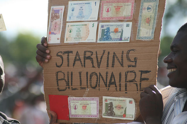 Zimbabwe, um pas de pobres bilionrios