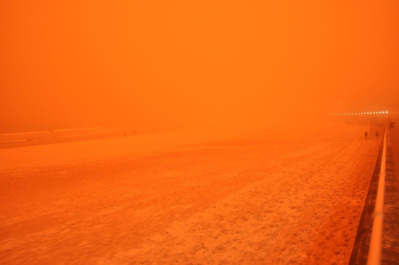 Impressionantes fotografias da tempestade de poeira na Austrlia