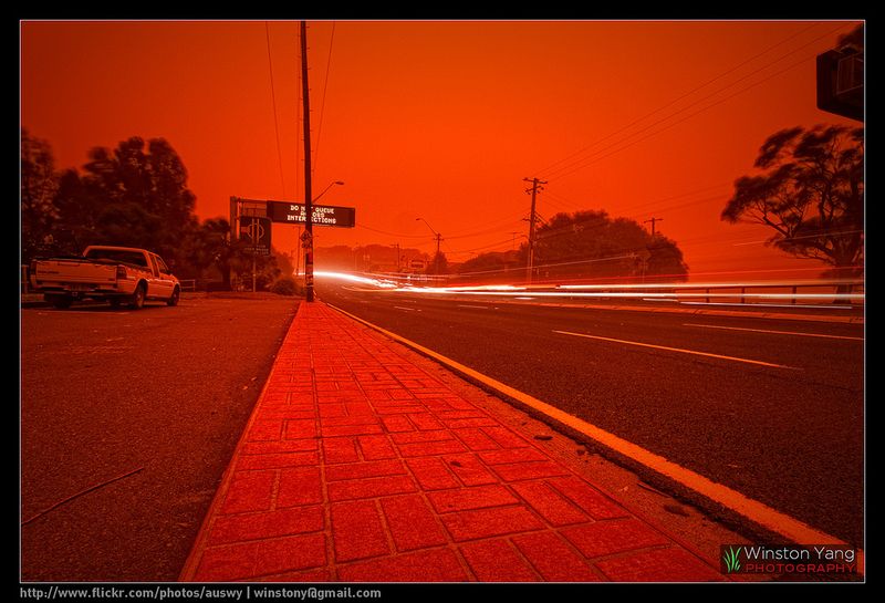 Impressionantes fotografias da tempestade de poeira na Austrlia