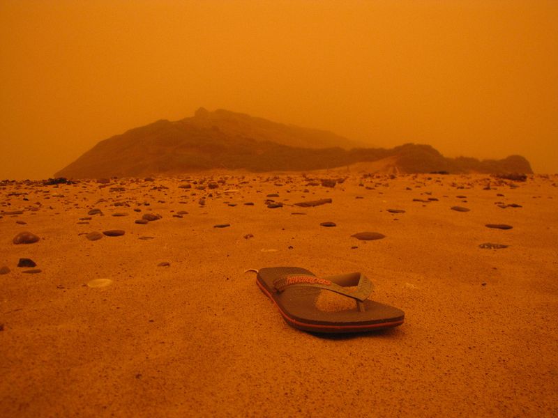 Impressionantes fotografias da tempestade de poeira na Austrlia