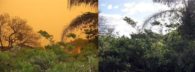 Impressionantes fotografias da tempestade de poeira na Austrlia