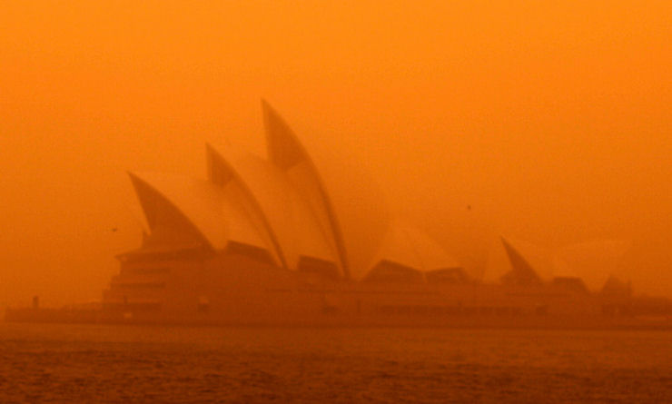 Impressionantes fotografias da tempestade de poeira na Austrlia