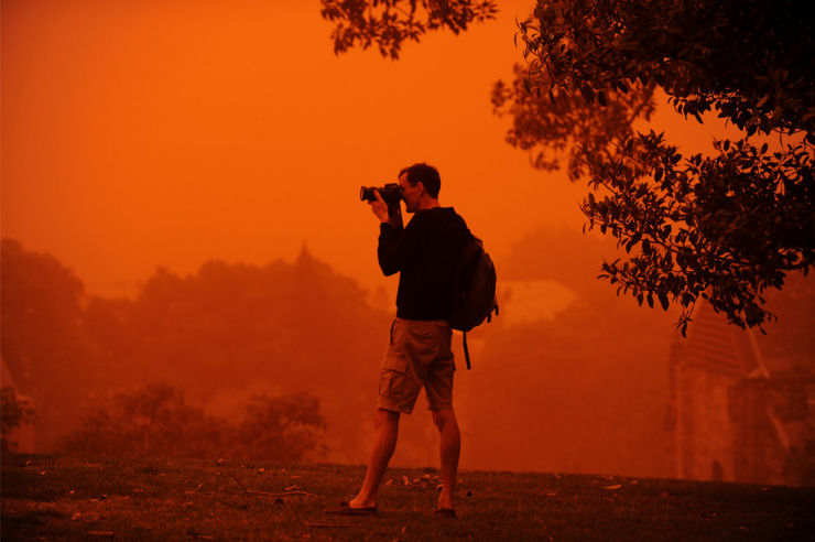 Impressionantes fotografias da tempestade de poeira na Austrlia