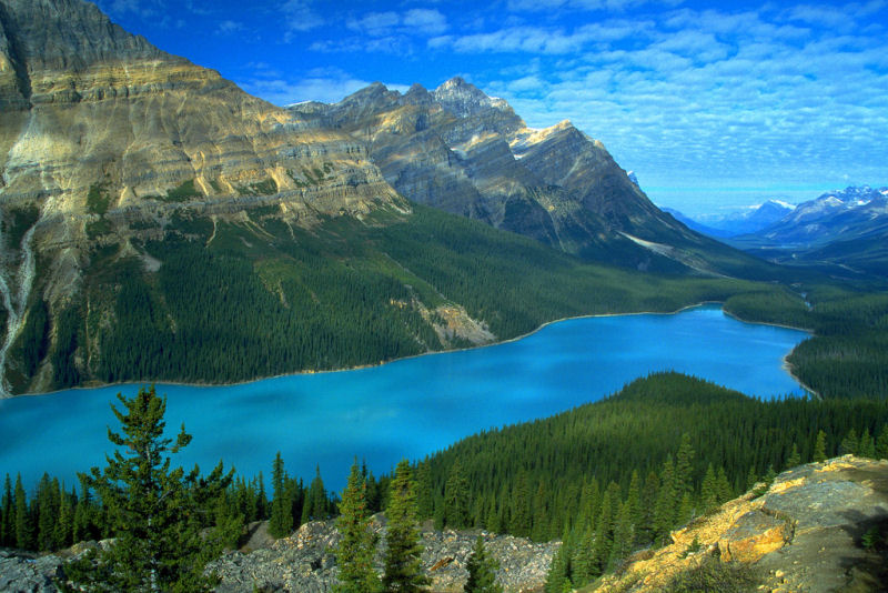 Maravilhas do mundo - Peyto, a verdadeira Lagoa Azul