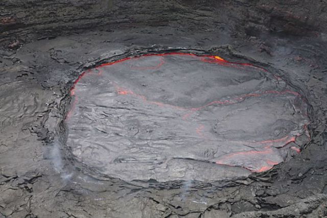 Maravilhas do mundo - Lago de lava na Etipia