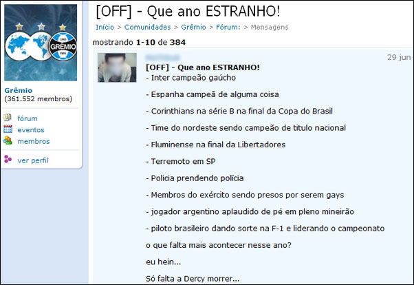 Besteiras do Orkut