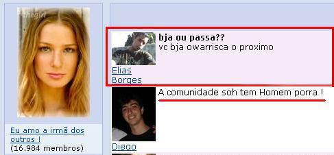 Besteiras do Orkut