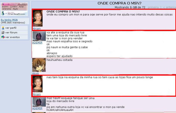 Besteiras do Orkut 3