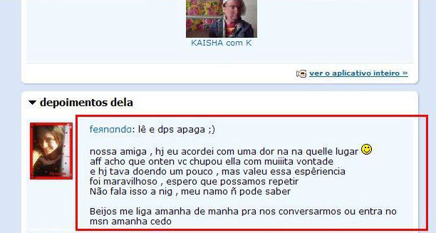 Besteiras do Orkut 5