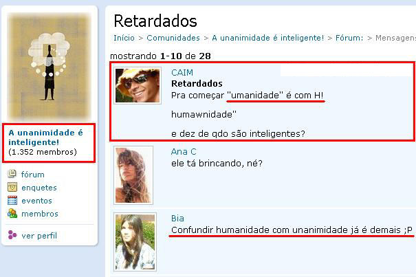 Besteiras do Orkut 5