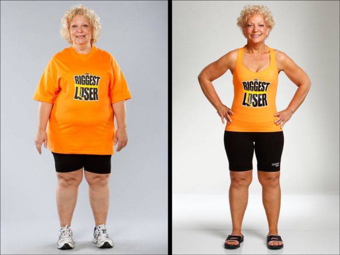 The Biggest Loser, fotos do antes e depois