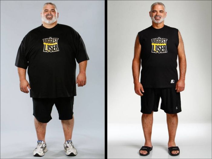 The Biggest Loser, fotos do antes e depois