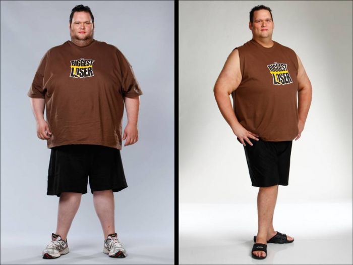 The Biggest Loser, fotos do antes e depois