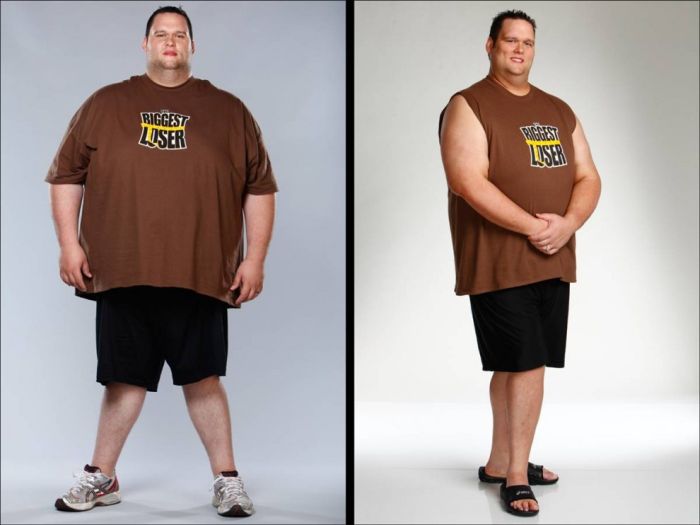 The Biggest Loser, fotos do antes e depois