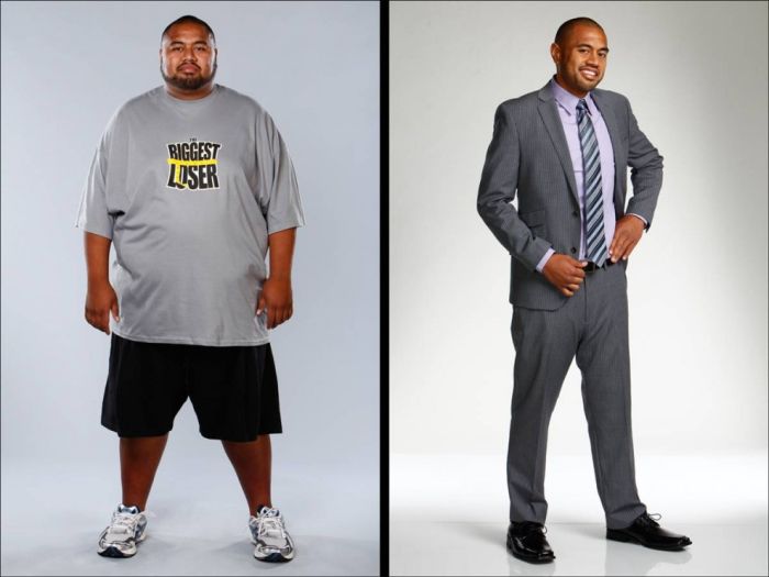 The Biggest Loser, fotos do antes e depois