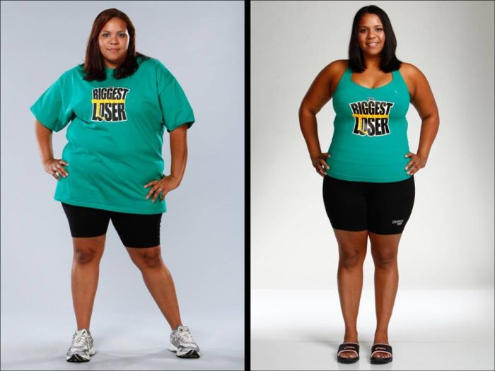 The Biggest Loser, fotos do antes e depois