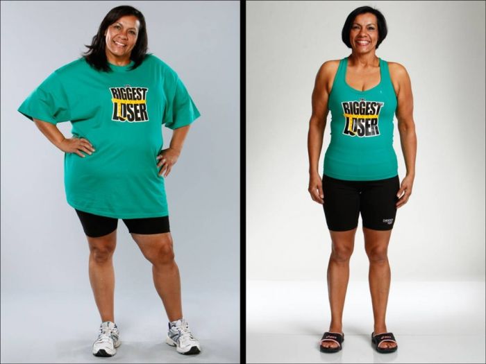 The Biggest Loser, fotos do antes e depois