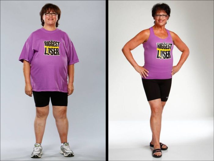 The Biggest Loser, fotos do antes e depois