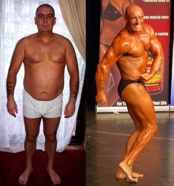 Antes e depois de incrveis mudanas fsicas