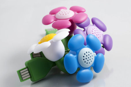 Flor perfumada USB