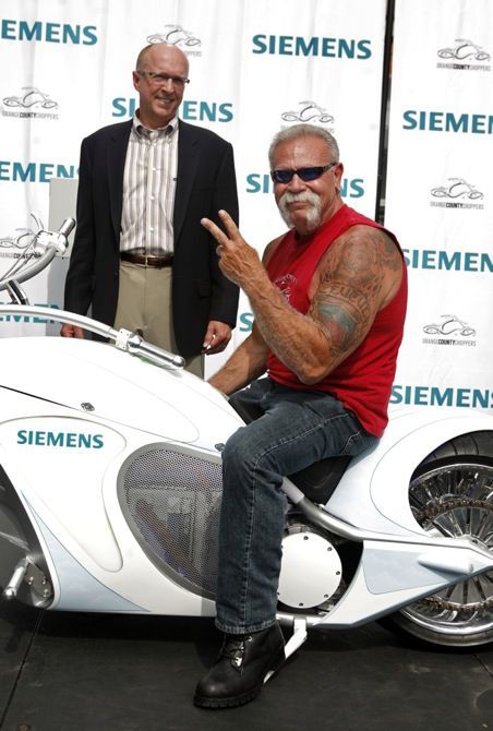 A Orange County Choppers fabrica moto eltrica em parceria com a Siemens