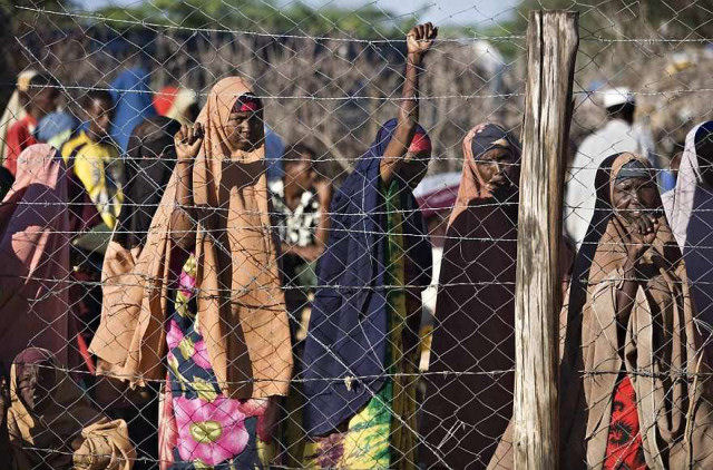 O desespero dos refugiados somalis