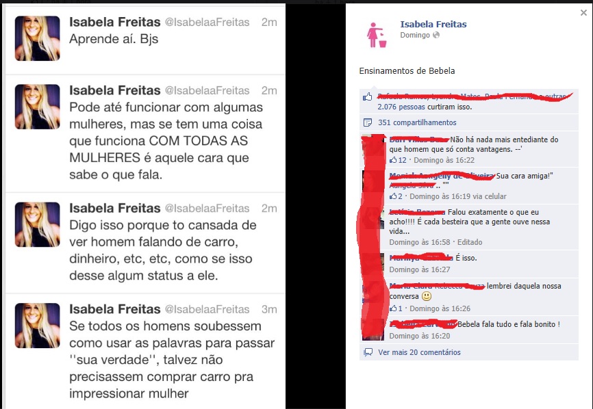 O que algumas dizem O que algumas dizem